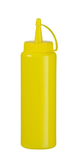 Dávkovač na STUDENÉ omáčky, HENDI, 0,35L, Žltá, ⌀55x(H)205mm