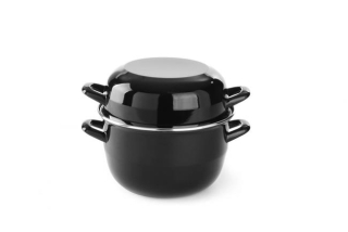 Hrniec na mušle – s pokrievkou, HENDI, 2,5L, ⌀220x(H)190mm