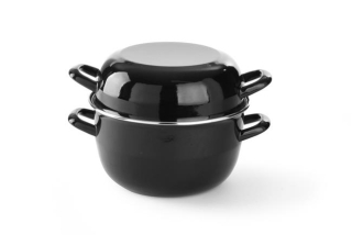 Hrniec na mušle – s pokrievkou, HENDI, 4,2L, ⌀260x(H)210mm