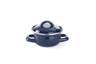 Hrniec na polievky a omáčky s pokrievkou, HENDI, 0,3L, Modrá, ⌀115x(H)90mm