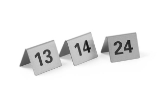 Informačná tabuľka s číslom, HENDI, Čísla 13-24, 50x35x(H)40mm