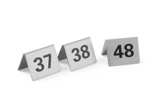 Informačná tabuľka s číslom, HENDI, Čísla 37-48, 50x35x(H)40mm