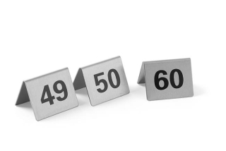 Informačná tabuľka s číslom, HENDI, Čísla 49-60, 50x35x(H)40mm