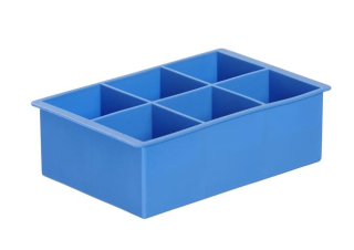 Formičky na ľad XL, BarUp, Modrá, 170x110x(H)52mm