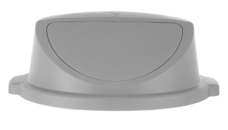 Výklopné veko na 120 l okrúhlu nádobu, AmerBox, vhodné pre modely 691038, Svetlošedá, ⌀580x(H)190mm