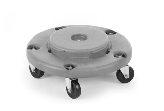 Vozík na 120 l okrúhlu nádobu, AmerBox, vhodné pre modely 691038, Svetlošedá, ⌀455x(H)165mm
