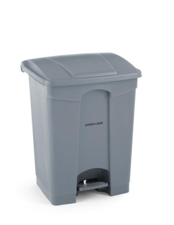 Nádoba na odpad s pedálom, AmerBox, 68L, Svetlošedá, 490x410x(H)660mm