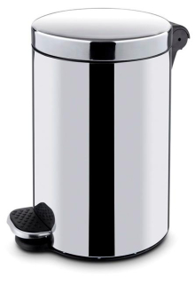 Okrúhly pedálový odpadkový kôš s vnútorným odpadkovým košom, HENDI, 5L, ⌀210x(H)280mm