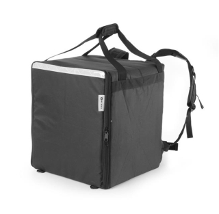 Izolovaný batoh na prepravu potravín, HENDI, 75,2L, Čierna, 410x410x(H)480mm