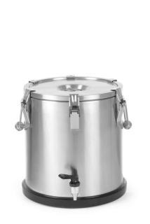 Izolačný prenosný termos – s kohútikom, HENDI, Profi Line, 20L, ⌀330x(H)360mm