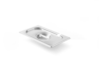 Pokrievka pre nádoby GN Kitchen Line s výrezom na naberačku, HENDI, Kitchen Line, GN 1/4, 265x162mm
