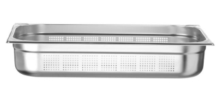 Nádoba GN 1/1 perforovaná, HENDI, Kitchen Line, GN 1/1, 14L, (H)100mm