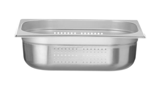 Nádoba GN 1/2 perforovaný, HENDI, Kitchen Line, GN 1/2, 6,5L, (H)100mm