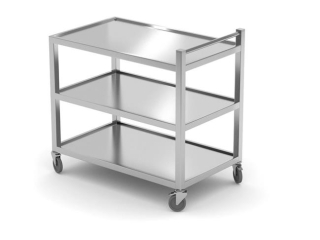Servírovací vozík 3-policový – zváraný, HENDI, 800x500x(H)950mm