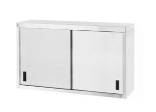 Skrinka na stenu – zváraná, s posuvnými dverami, HENDI, Profi Line, 1000x300x(H)600mm