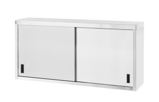 Závesná skrinka – zváraná, s posuvnými dverami, HENDI, Profi Line, 1200x400x(H)600mm