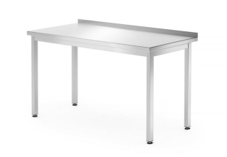 Pracovný stôl – skrutkovaný, hĺbka 600 mm, HENDI, Profi Line, 1400x600x(H)850mm