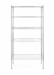 Skladovací stojan s 5 policami, HENDI, Chrome, 910x455x(H)1830mm