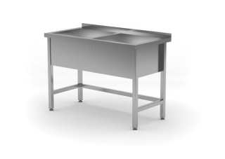 Nerezová dvojdrez, zváraný, HENDI, Profi Line, 1200x600x(H)850mm