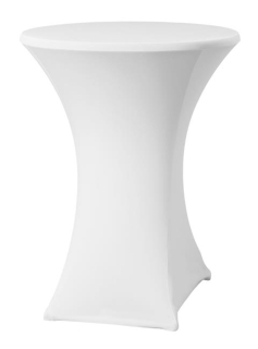 Návlek na stôl, okrúhly, HENDI, 811047, 810958, Biela, ⌀850x(H)1150mm