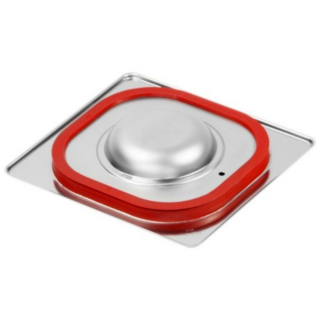 Veko so silikónovým tesnením na gastronádoby Profi s úchytmi GN 1/6