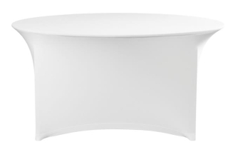 Okrúhly návlek na stôl, HENDI, 810941, Biela, ⌀1800x(H)760mm
