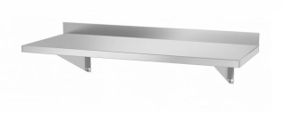 Stenová polička s 2 konzolami, HENDI, 800x300x(H)250mm