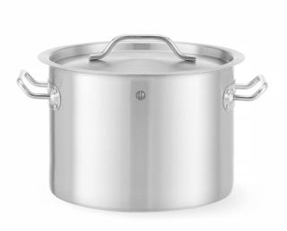 Stredný hrniec – s pokrievkou, HENDI, Budget Line, 9L, ⌀250x(H)180mm