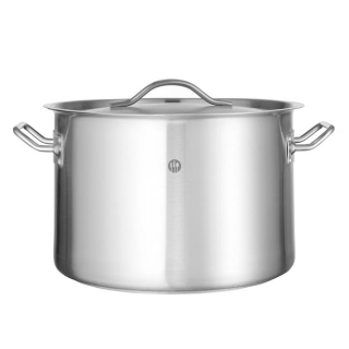 Stredný hrniec – s pokrievkou, HENDI, Budget Line, 14L, ⌀300x(H)200mm