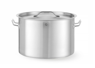 Hrniec na dusenie – vysoký – s vekom, HENDI, Budget Line, 36L, ⌀360x(H)360mm