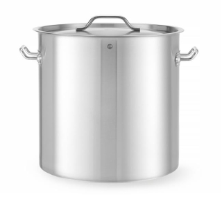 Hrniec na dusenie – vysoký – s vekom, HENDI, Budget Line, 50L, ⌀400x(H)400mm