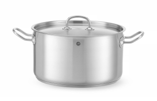 Stredný hrniec – s pokrievkou, HENDI, Kitchen Line, 9,5L, ⌀280x(H)155mm