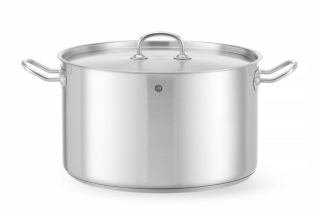 Stredný hrniec – s pokrievkou, HENDI, Kitchen Line, 15L, ⌀320x(H)190mm