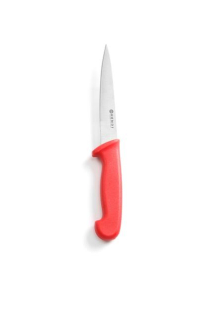Nože HACCP červenej farby – na surové mäso, HENDI, Červená, (L)300mm