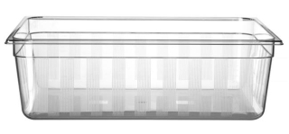 Nádoba z polykarbonátu GN 2/1, HENDI, GN 2/1, 58L, Priehľadná, 650x530x(H)200mm
