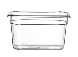 Nádoba GN 1/4, HENDI, Profi Line, GN 1/4, 4L, Priehľadná, 265x162x(H)150mm