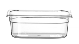 Nádoba GN 1/4, HENDI, Profi Line, GN 1/4, 2,8L, Priehľadná, 265x162x(H)100mm