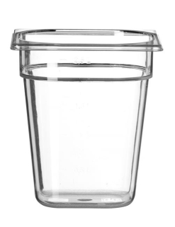 Nádoba GN 1/6, HENDI, Profi Line, GN 1/6, 3,4L, Priehľadná, 176x162x(H)200mm