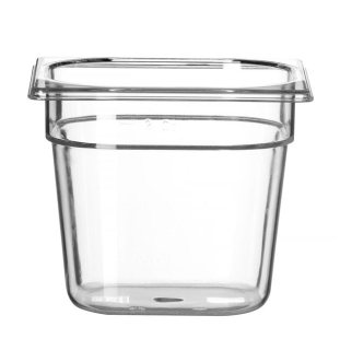 Nádoba GN 1/6, HENDI, Profi Line, GN 1/6, 2,4L, Priehľadná, 176x162x(H)150mm