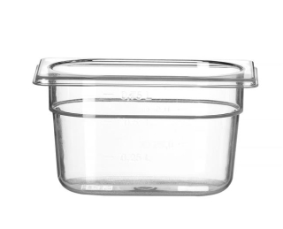 Nádoba GN 1/9, HENDI, Profi Line, GN 1/9, 1L, Priehľadná, 176x108x(H)100mm