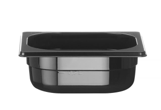 Nádoba GN 1/6, HENDI, Profi Line, GN 1/6, 1L, Čierna, 176x162x(H)65mm