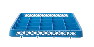 Nadstavba na kôš 500 x 500 mm, HENDI, 25 priehradiek 88x88 mm, 500x500x(H)45mm
