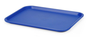 Polypropylénový podnos Fast Food – stredný, HENDI, Modrá, 305x415x(H)20mm