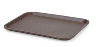 Polypropylénový podnos Fast Food – stredný, HENDI, Hnedá, 305x415x(H)20mm