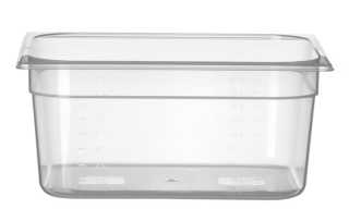 Nádoba GN 1/2, HENDI, Profi Line, GN 1/2, 9,5L, Priehľadná, 325x265x(H)150mm