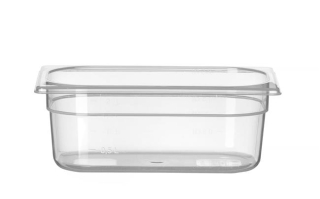 Nádoba GN 1/4, HENDI, Profi Line, GN 1/4, 2,8L, Priehľadná, 265x162x(H)100mm