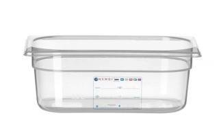 Nádoba GN 1/4, HENDI, GN 1/4, 2,8L, Priehľadná, 265x162x(H)100mm