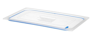 Pokrievka na GN nádoby z polypropylénu s tesnením, HENDI, GN 1/1, Priehľadná, 530x325mm