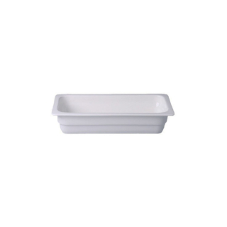 RAK | Gastronádoba porcelánová, BUFFET, bílá, GN 1/3 - hloubka 6,5 cm
