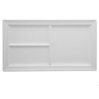 RAK Tanier plytký 39 × 21 cm – trojdielny | RAK-CLRP38IN3